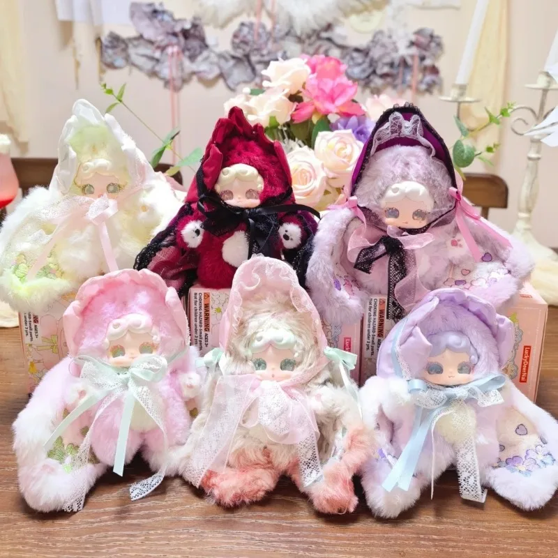 

LuckyDeerNai Break In The Flower Series Blind Box LuckyDeerNai Vinyl Plush Mystery Box Bunny Anime Doll Pendant Surprise Toys