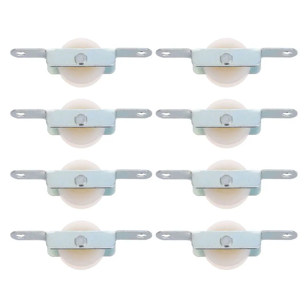 8pcs 우산 슬라이딩 로프 풀리 교체 부품 야외 파라솔 액세서리에 적합한 범용 내후성 우산