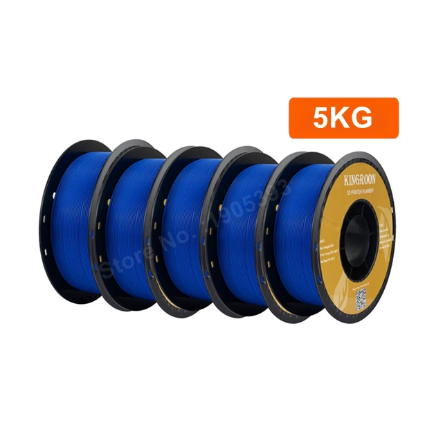 KINGROON PETG – filament do drukarek 3D, średnica 1,75 mm, 5 kg, 10 kg, mieszanka kolorów, materiał do druku 3D, 1 kg na rolce, plastik PETG do drukarek 3D FDM. — zdjęcie produktu 14
