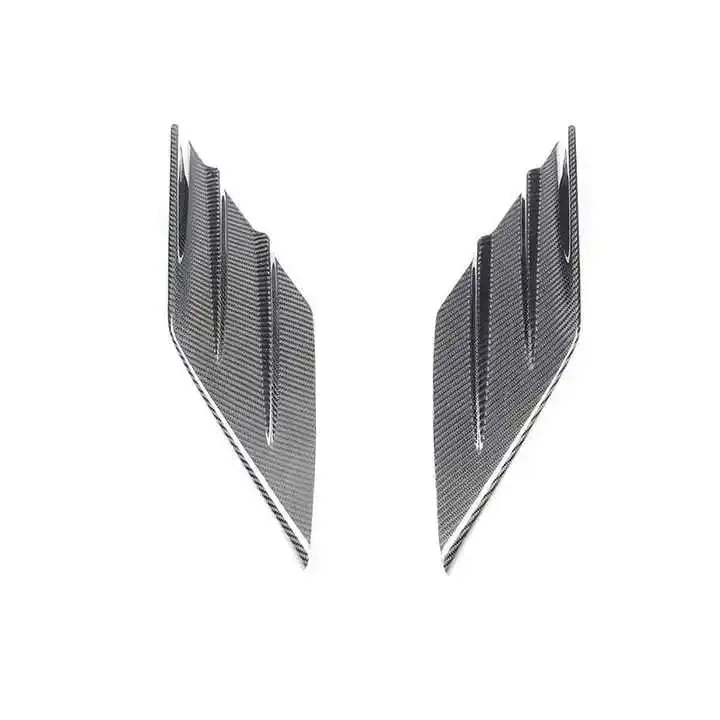For F8 Dry Carbon Fiber Body Kit Side Air Intake Trims