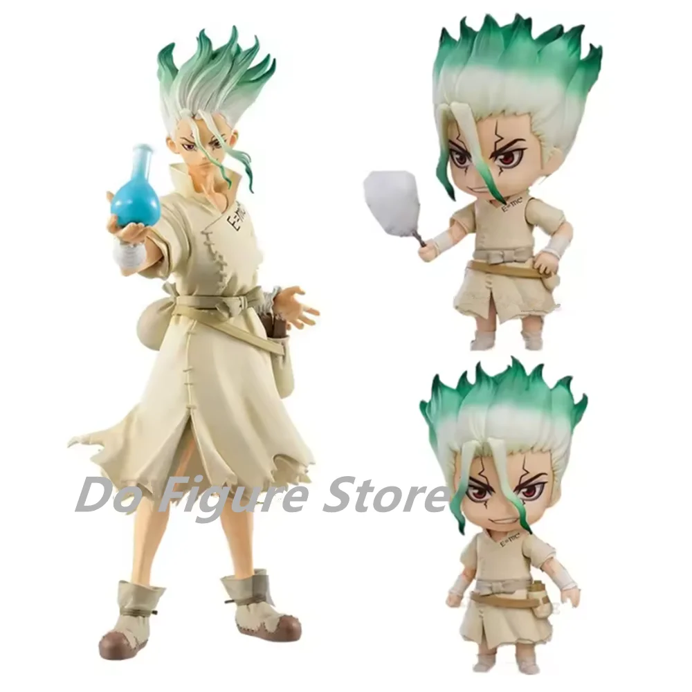 20cm Dr.STONE Anime Figure Ishigami Senkuu Action Figure #1262 Dr.STONE Senku Ishigami Figurine Collectible Model Doll Toys Gift