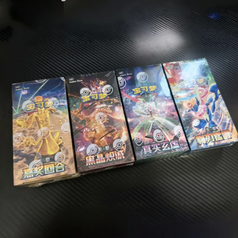 In Stock Original PTCG Pokémon Chinese Simplified CIMC Swap Card Purple Zhu Series Battle&Collection Card Birthday Gift