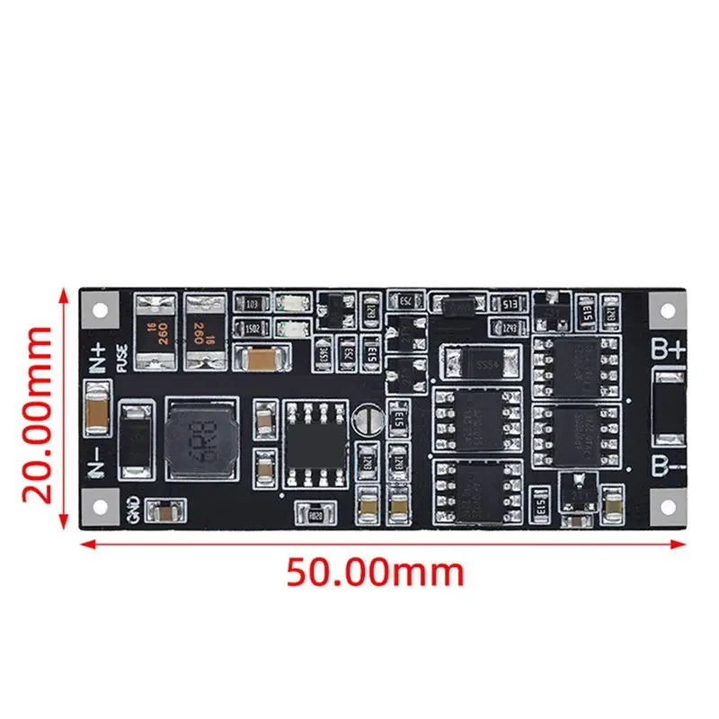 【SURPISE】2X DC 12V/15V 50W 4A UPS Power Supply Module Uninterruptible Power Control Board 3S Charging Step Up Protection Module