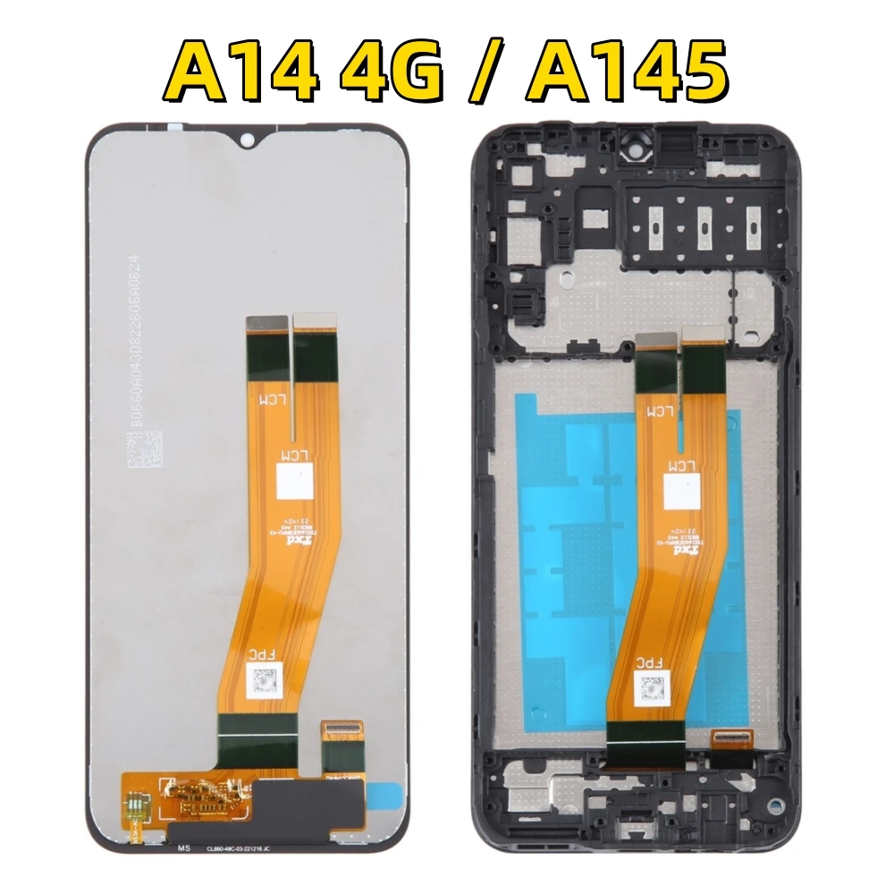 New LCD For Samsung Galaxy A14 4G / 5G A145 A145F A146B A146P A146U LCD Display Touch Screen Digitizer Assembly Panel Replace