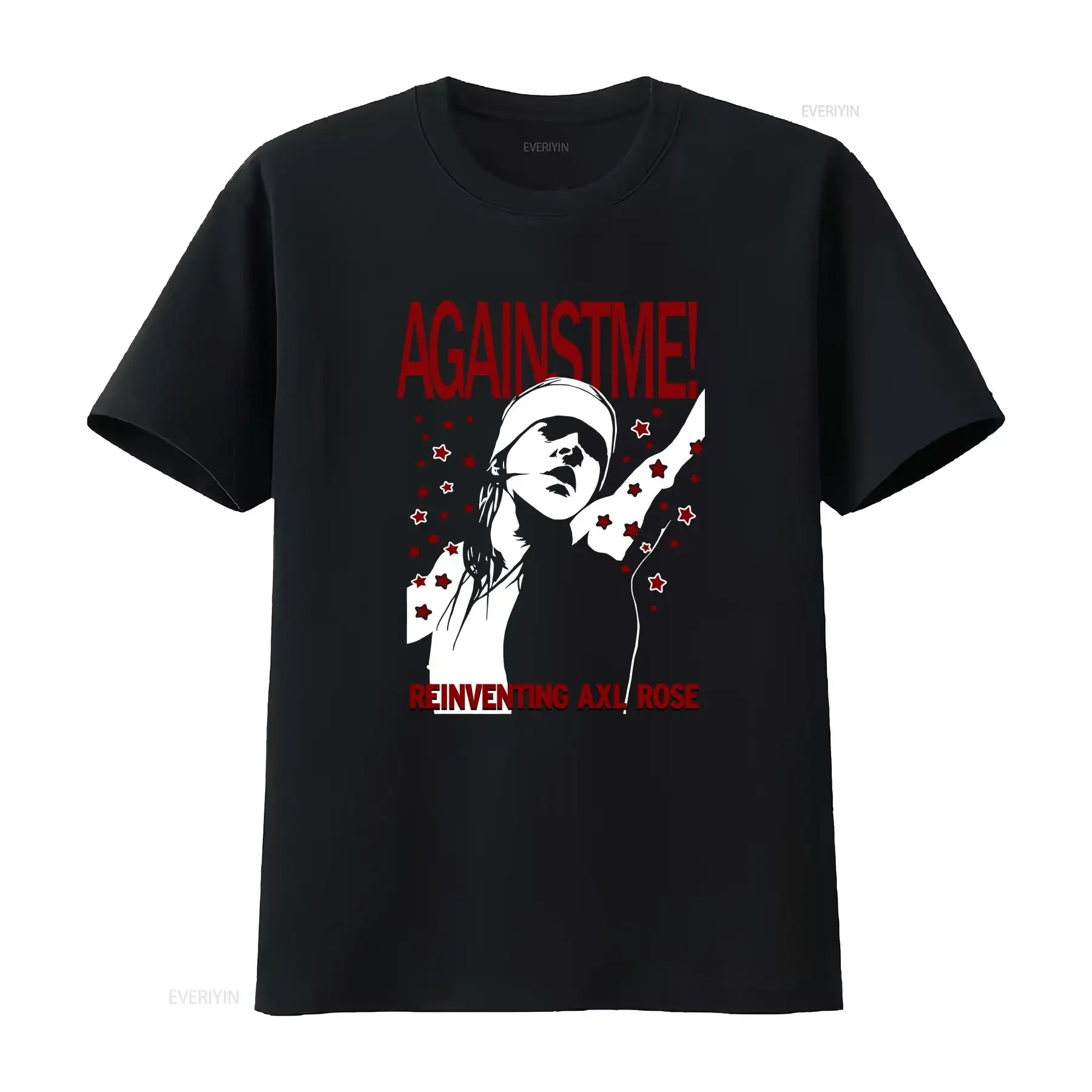 

Футболка Against Me Reinventing Axl Rose, мужская лицензированная рок-н-ролльная полоса, черная, винтажная, стильная, универсальная