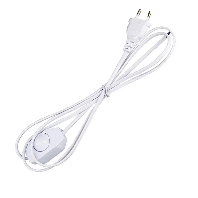 1.8 متر أسود أبيض الاتحاد الأوروبي التوصيل عكس الضوء التبديل كابل ضوء المغير خط وحدة تحكم لخاصية تخفيض الإضاءة الجدول مصباح سلك الطاقة AC110V220Vcustomized