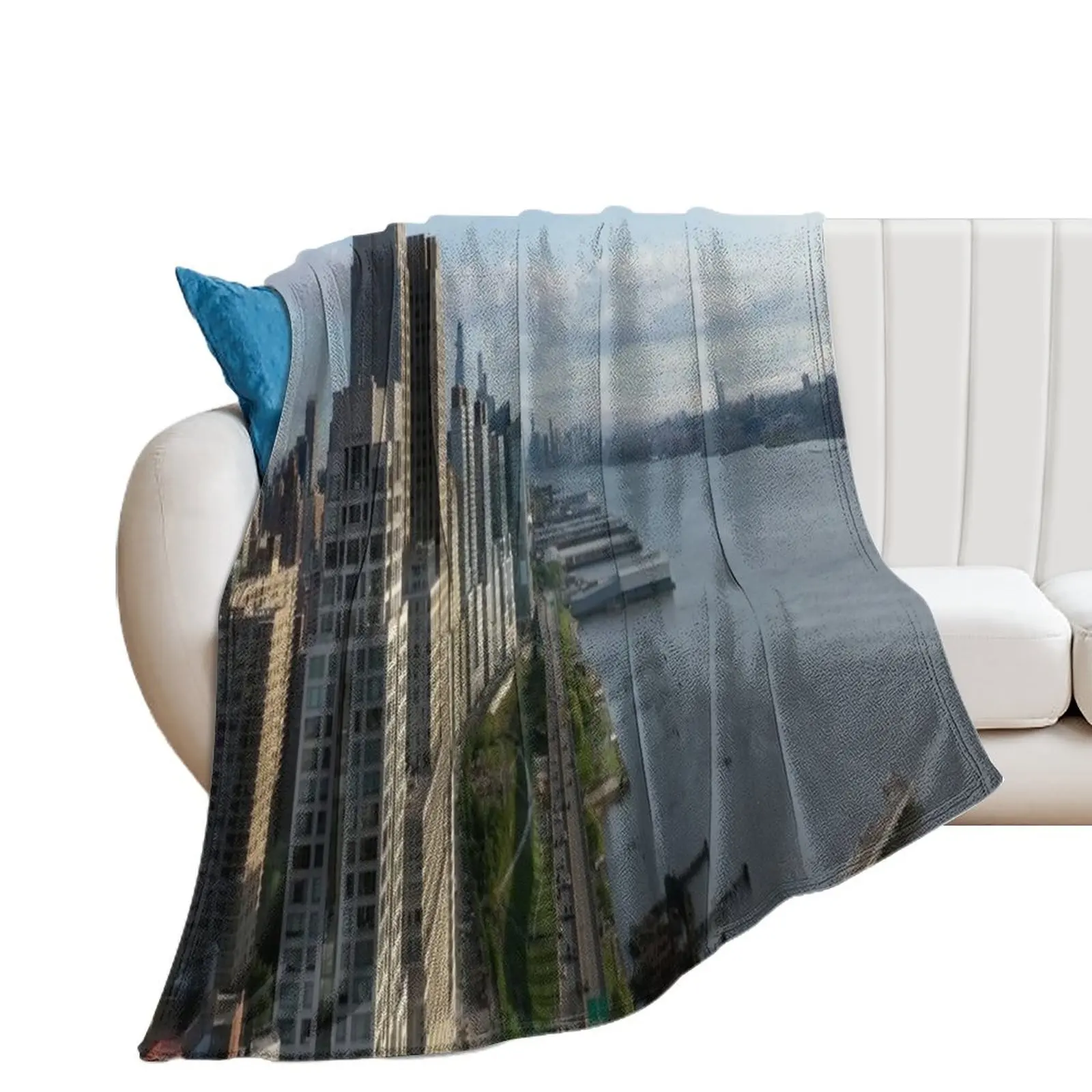 Upper West Side NYC- Doing the Hudson! Throw Blanket Custom Blankets For Sofas Luxury Throw Blankets