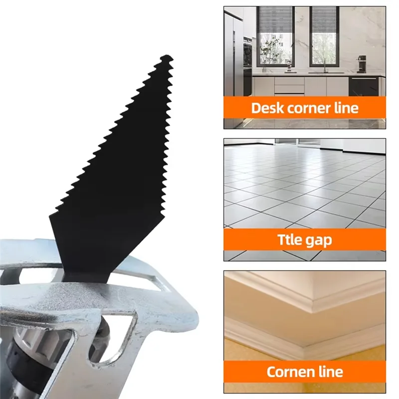 돼지갈비 솔기 청소 칼 3팩 양면 시멘트 타일 클리너 그라우트 청소 도구