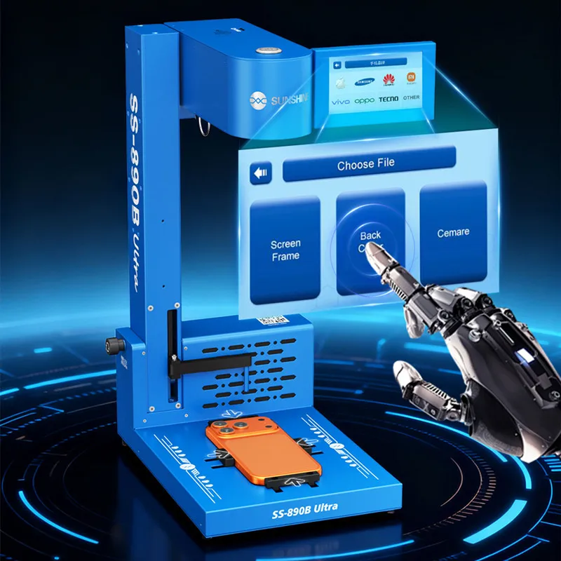 SUNSHINE SS-890B Ultra Foldable Blue Laser Machine Auto Focus Laser Separator for IP Back Glass Removal Phone Repair Tools