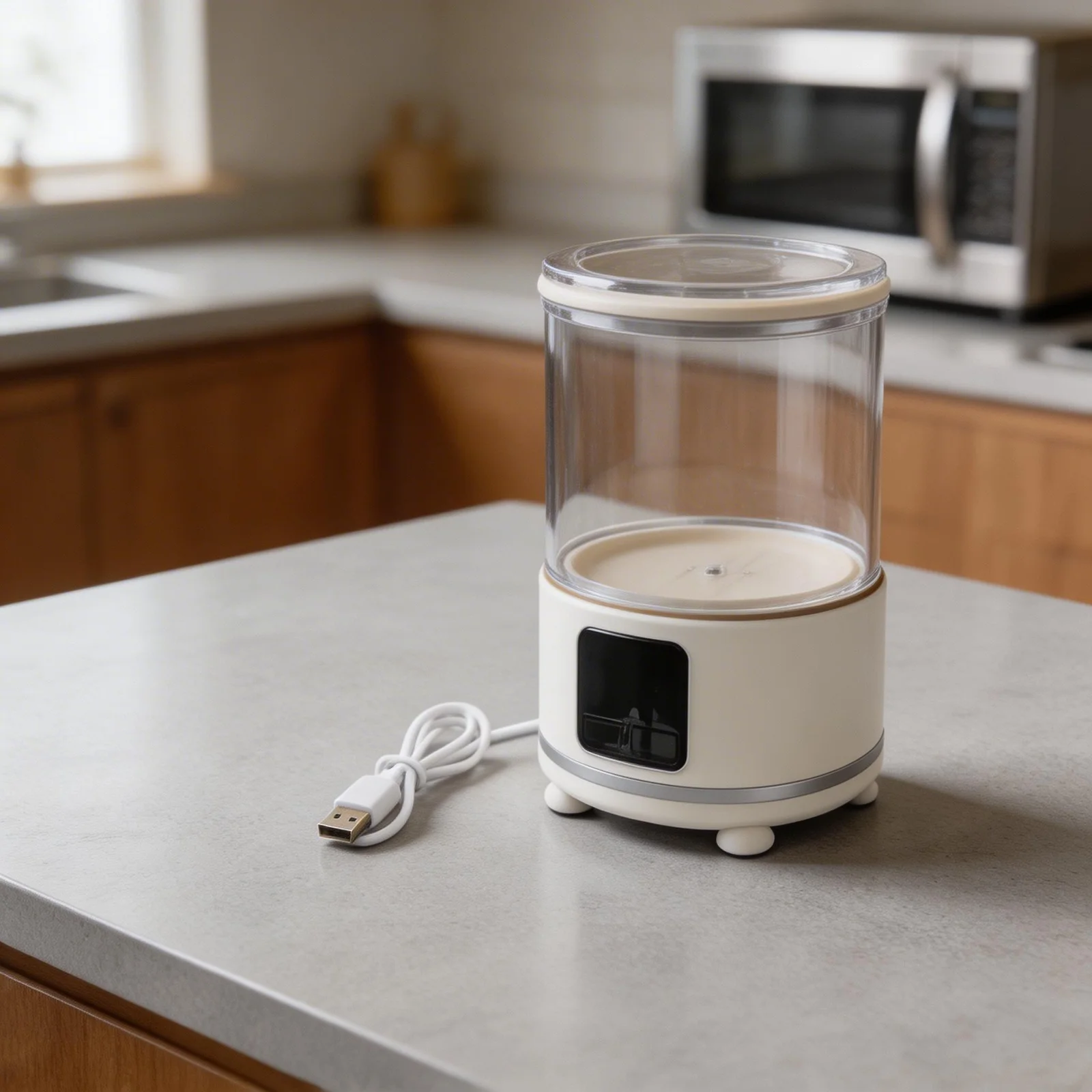 

Cordless Portable For Mini Washer for Light Daily Loads with 1L Capacity 15000 RPM Motor and Compact 20x11x13CM Footprint