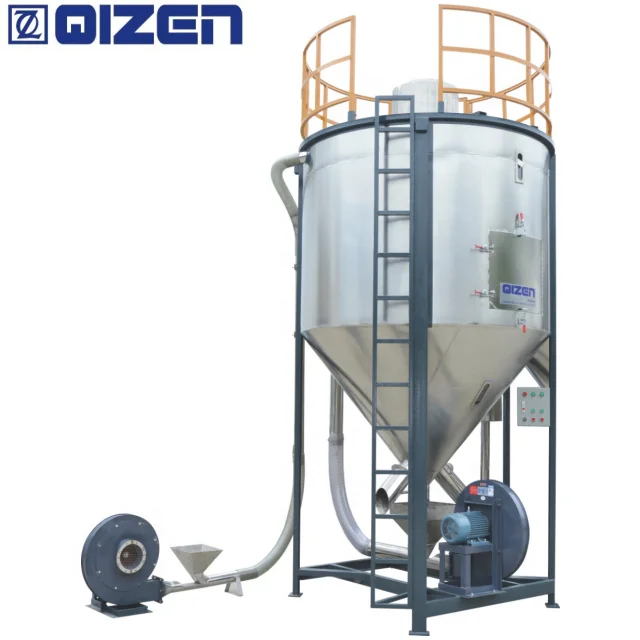 آلة مزج وحبيبات خلاط ستانلس ستيل أوتوماتيكي ABS/PS/PP/PVC بلاستيك عمودي خالٍ من الجاذبية