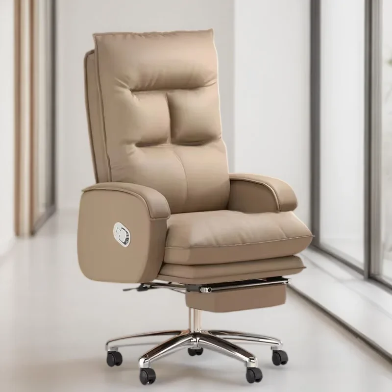 Office Chairs Bedroom Chair Leather Player Relaxation Armchair Computer Portable Swivel Desk Rocking Nordic Chiffon Mesh Makeup