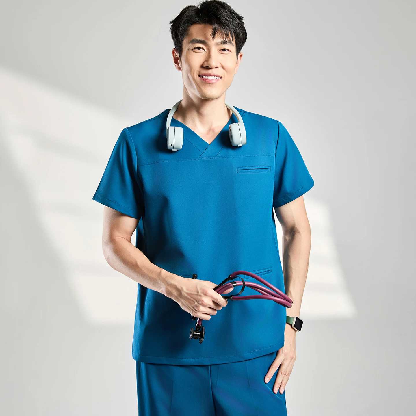 Uniformes hospitalarios para mascotas, batas médicas para médico, enfermera, centro de salud de manga larga corta, ropa de trabajo quirúrgica para dentista, mujeres y hombres 9905-02