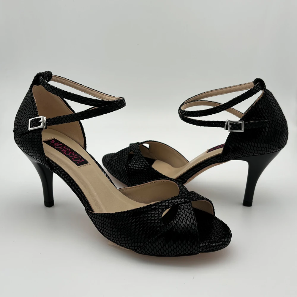 

Танцевальные туфли для аргентинского танго, туфли для вечеринок, свадебные туфли, кожаная жесткая подошва, каблук 7,5 см, 9 см, доступен бесплатный доставка T622601