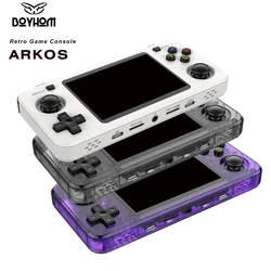 BOYHOM Neue Handheld-Spielkonsole 3,5-Zoll-IPS-Bildschirm Linux RK3326 Retro-Videospiel-Player 3000 mAh 64G