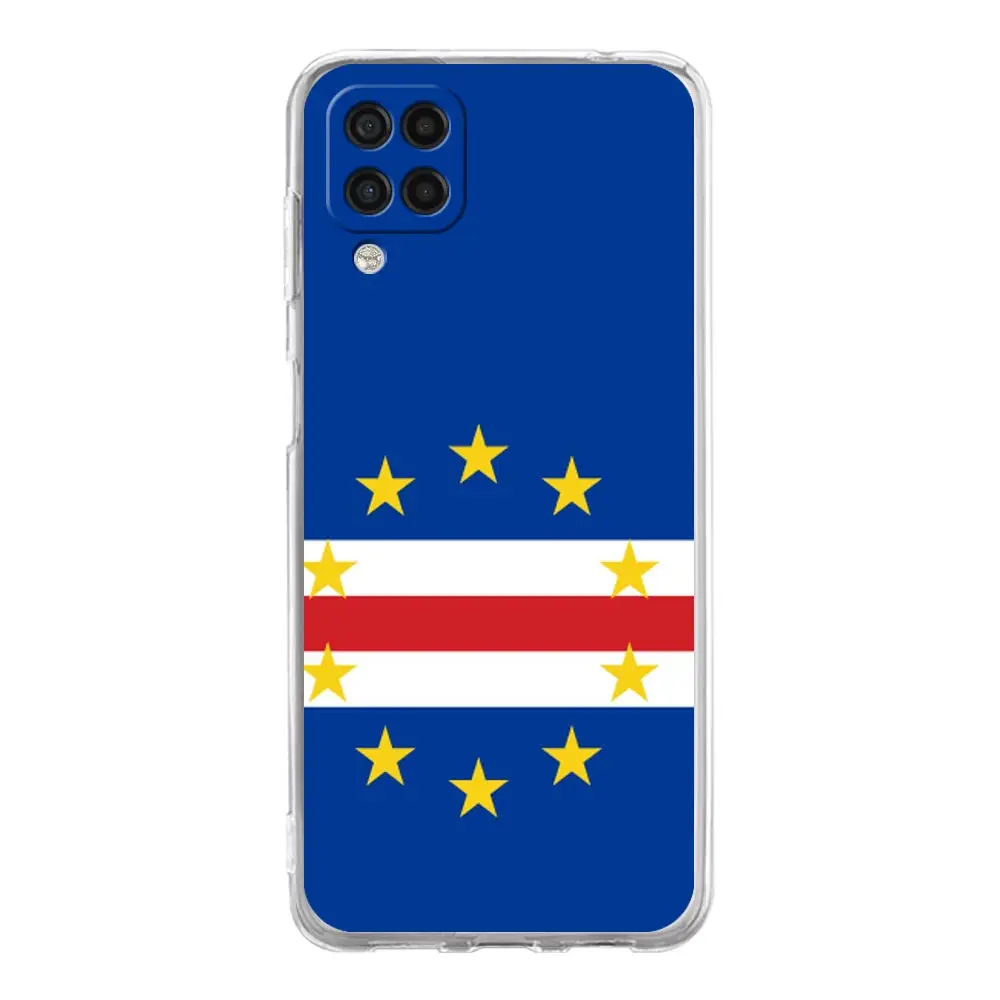 حافظة لهاتف سامسونج جالاكسي A13 A33 A35 A55 A73 A53 A23 A51 A71 A21S A72 A31 A41 A05s A03S A15 A25 5G غطاء كيب فيردي العلم #3