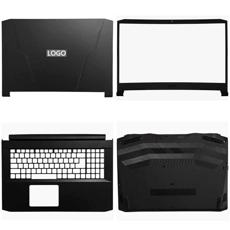 

New For Acer Nitro 5 AN517-51 AN517-53 54 N20C2 Laptop LCD Back Cover Front Bezel Upper Palmrest Bottom Base Case Keyboard Hinge