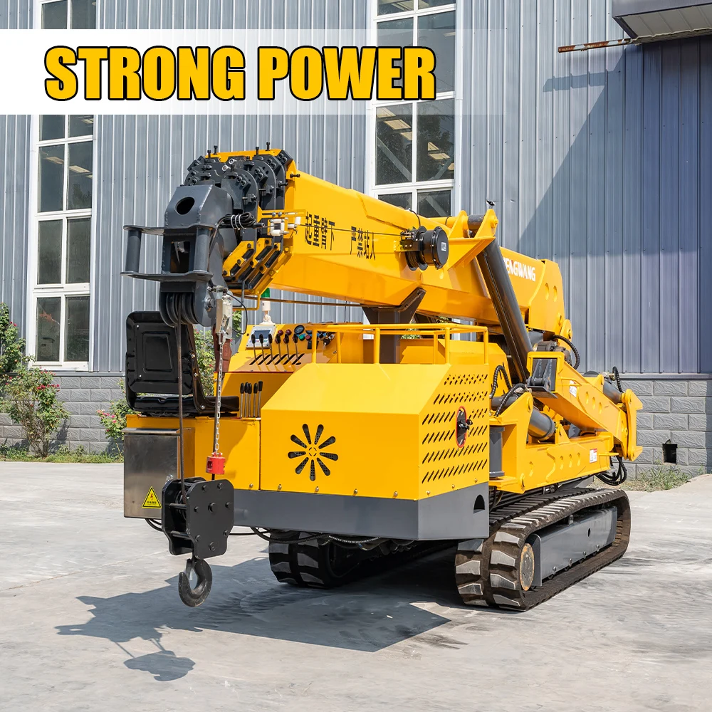 رافعة العنكبوت رافعة صغيرة 5 طن رافعة العنكبوت الطاقة الهيدروليكية محرك الديزل Euro5 معدات الهندسة معدات الرفع حسب الطلب