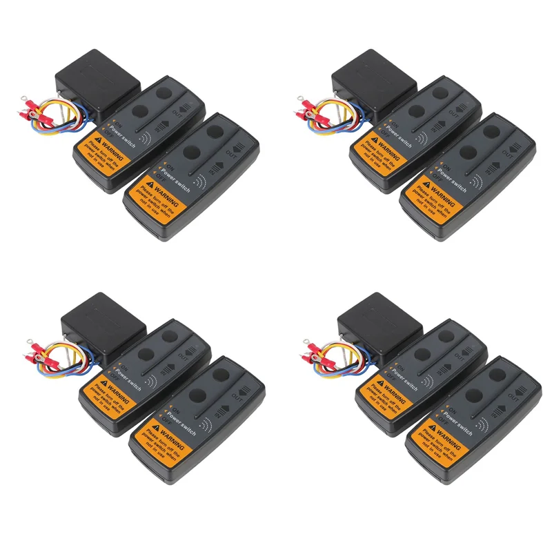 

B21B 8X 2.4G 12V 24V Electric Winch Switch Controller Universal Wireless Remote Control Recovery For Off-Road ATV Trailer 72W