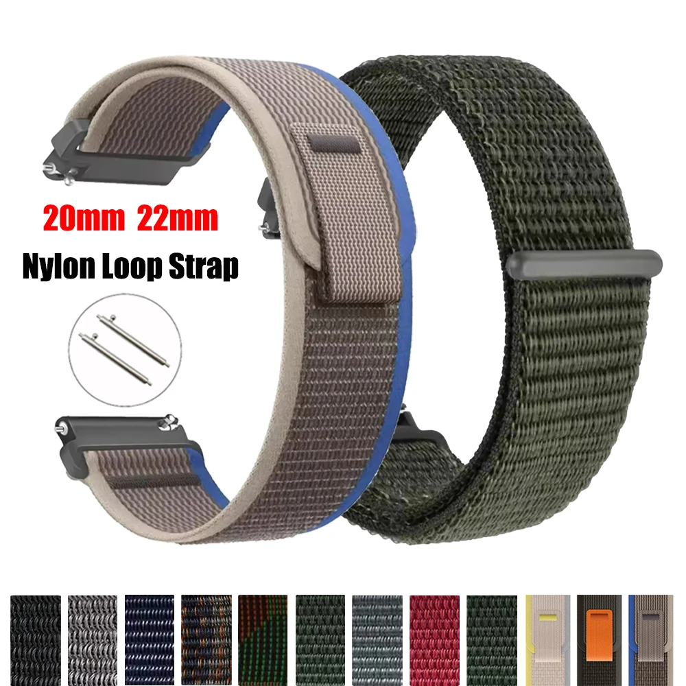 Correa de nailon de 20/22mm para POLAR Grit X2 Pro Titan/IGNITE 3 2, accesorios de pulsera para POLAR Vantage V3 M3 M2 M