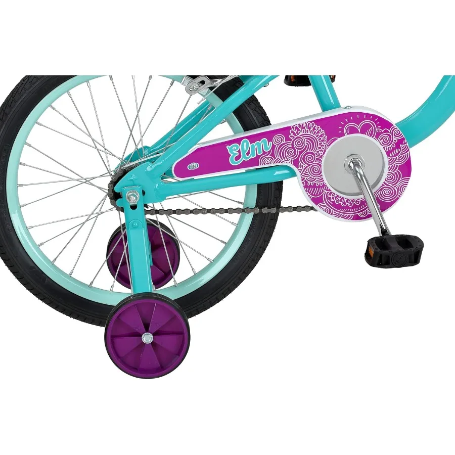 จักรยานขนาด 18 นิ้วสำหรับเด็กอายุ 8-13 ปี สีดำ สีน้ำเงิน สีแดง สีเขียวอมฟ้า สีชมพู หรือสีม่วง การออกแบบตามหลักสรีรศาสตร์ของสมาร์ทสตาร์ทเบาะนั่งปรับได้ตามการเติบโต