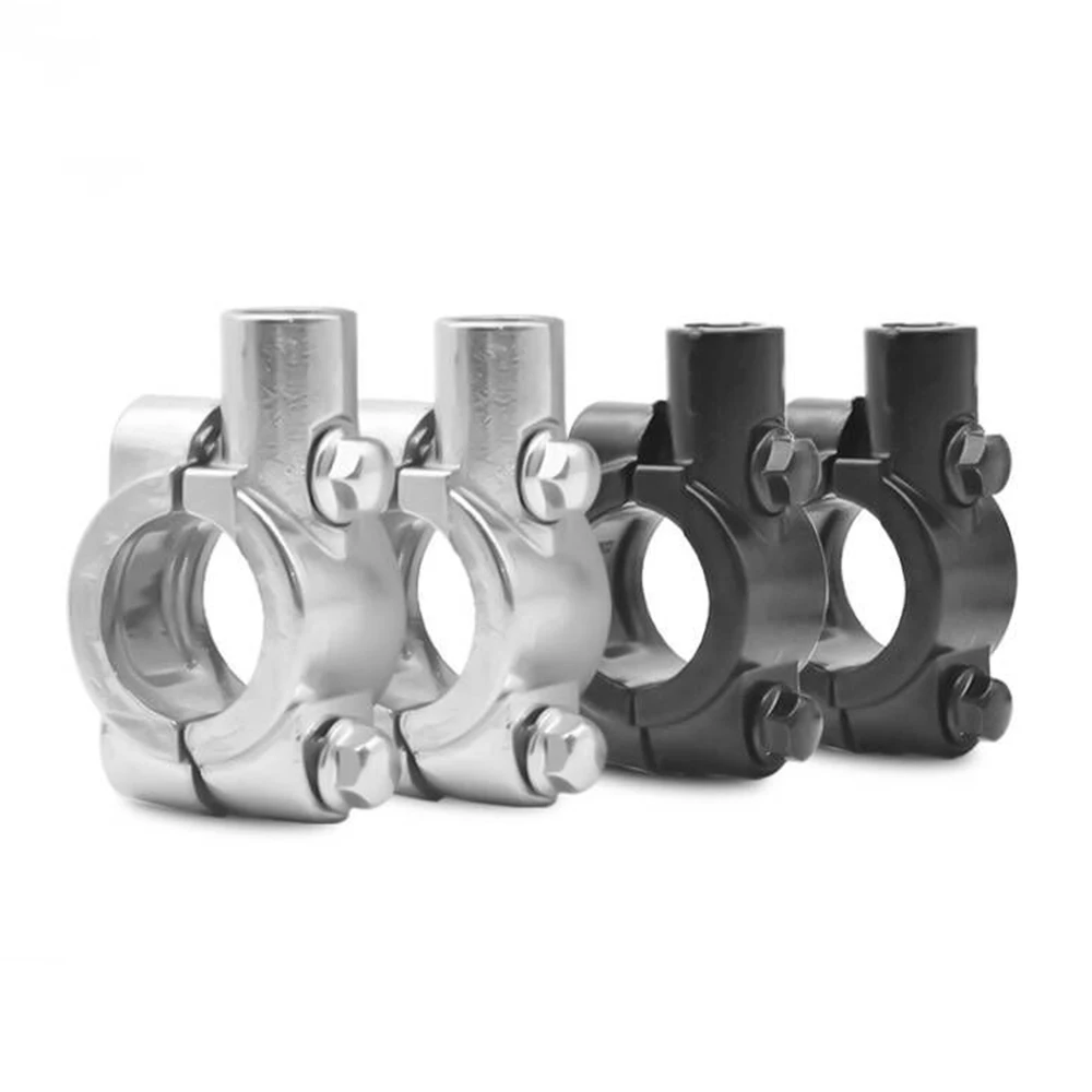 

Yuanjoy 8/10mm Universal Motorcycle Mirror Mount Duty Handlebar Clamp Adaptor for ATV Scooter