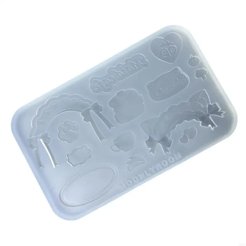 N2UE Silicone Mould Housemaid Accessories Making Mold Jewelry Projects Epoxy Mold