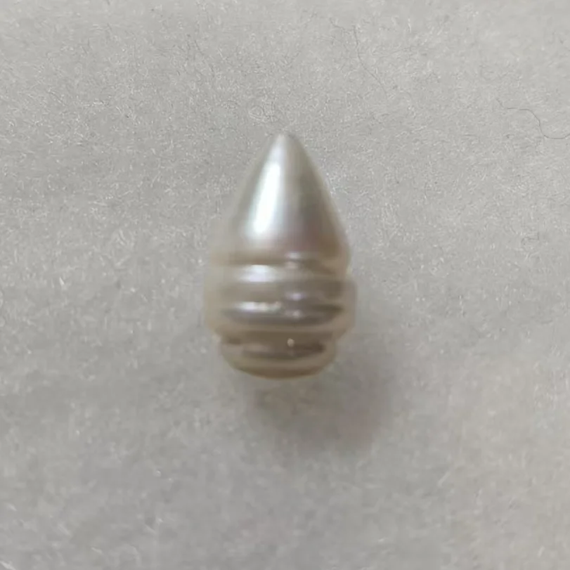 

RARE 12.5X19.5MM SOUTH SEA GENUINE WHITE LOOSE PEARL FULL DRILLED