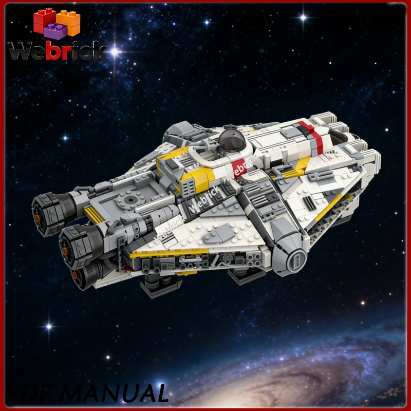 

VCX-100 MOC DIY Spaceship Building Blocks, Unique Interstellar Vehicle Model Kit for Building Lovers and Home Decor