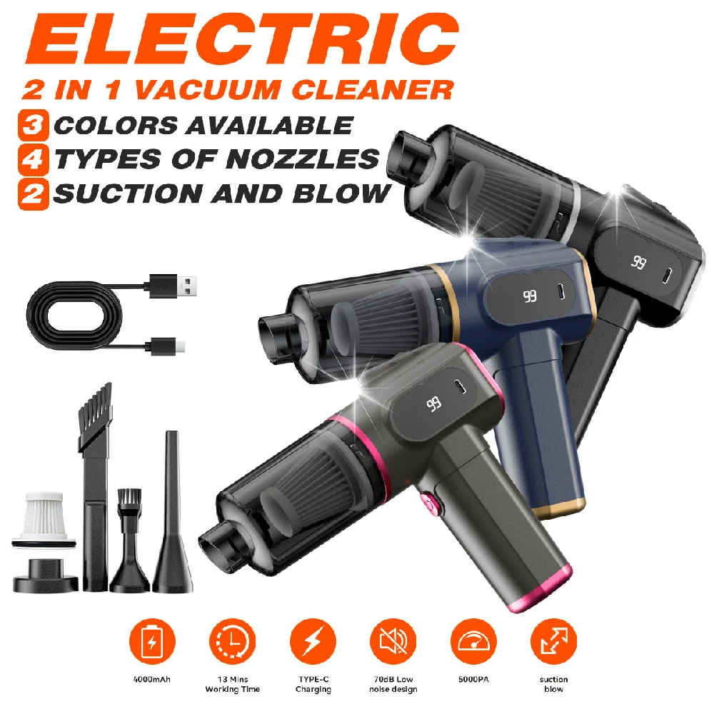 

Ручной пылесос Обработка автомобиля бытовой многоцелевой пылесос для домашних животных с большим всасыванием