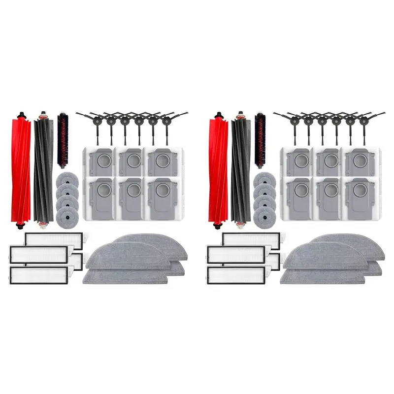 

Комплект запасных частей AT21-2 для Roborock S8 MaxV Ultra / S8 Max Ultra: основная и боковые щетки, HEPA-фильтр, салфетка для влажной уборки, мешок для сбора пыли