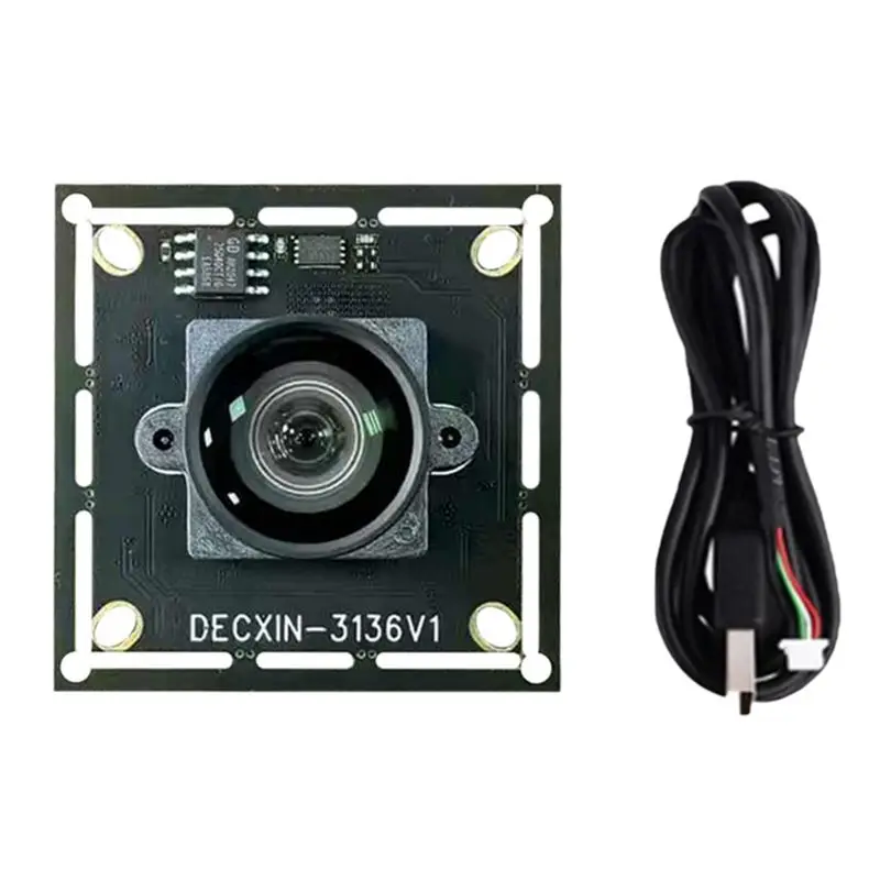 A42T-IMX577 12MP USB 2.0 Camera Module 100° Wide-Angle No Distortion 4K/30Fps Suitable For Face Recognition For Video Conferenci