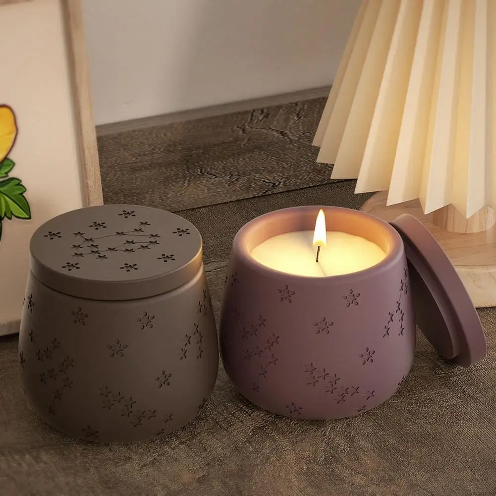 Silicone Mold Candle Holders Jars Resin Molds with Lid Jars Resin Silicone Molds with Lids for Candle Holders Casts Epoxy