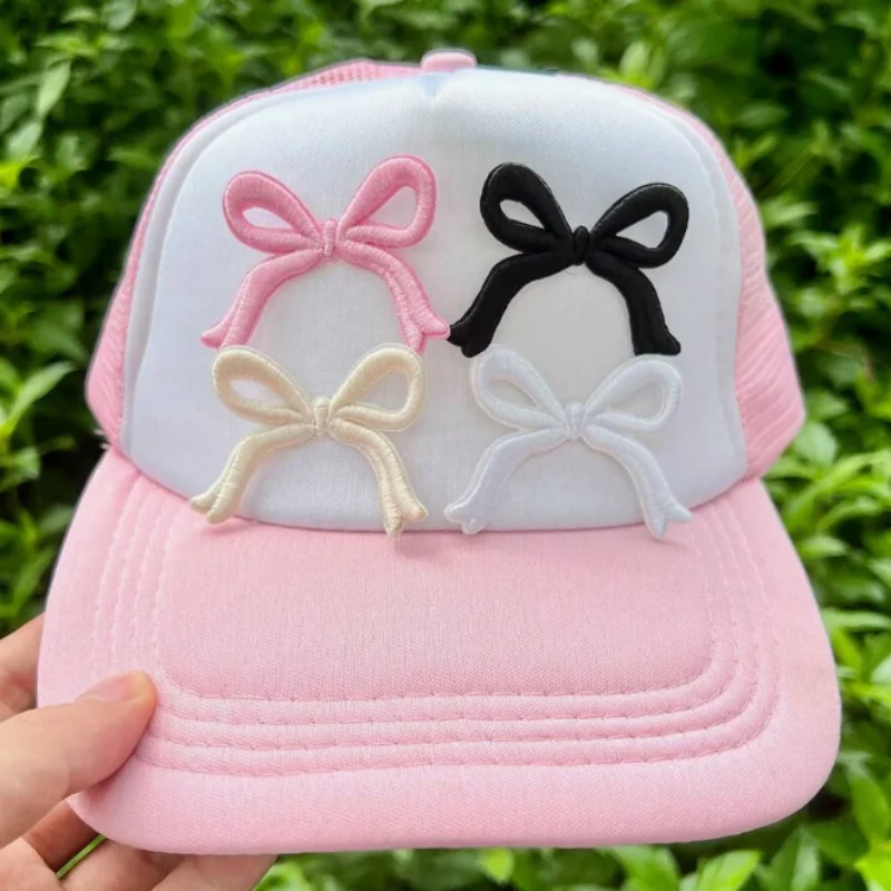 New Fashion Bow Patches Set, Dainty Aesthetic Bow Iron On Embroidered Patch For Hats, Jacket, Clothing And Bag DIY Decoration