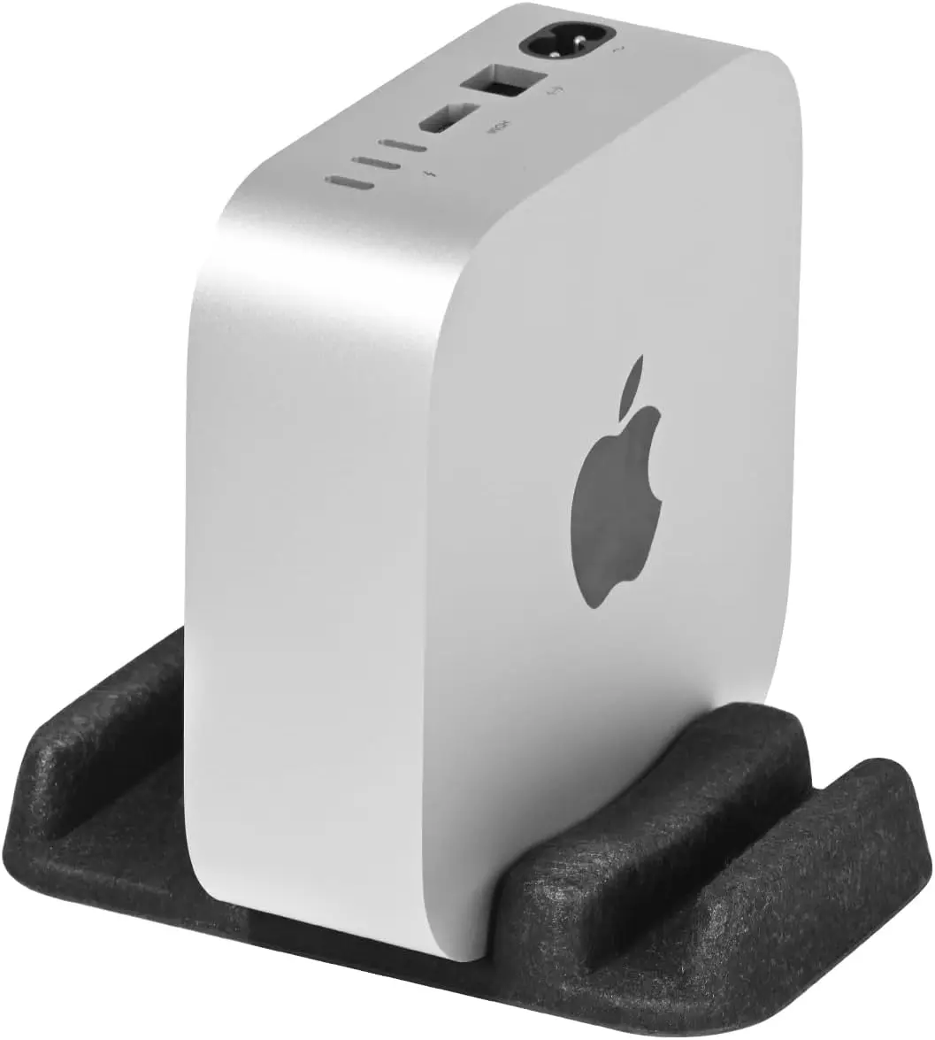 

Mac Mini M4 Stand, Pure Felt Cloth Mount for Mac Mini M4/M4 Pro 2024 Ventilation Heat Dissipation Cooling Desktop Accessories