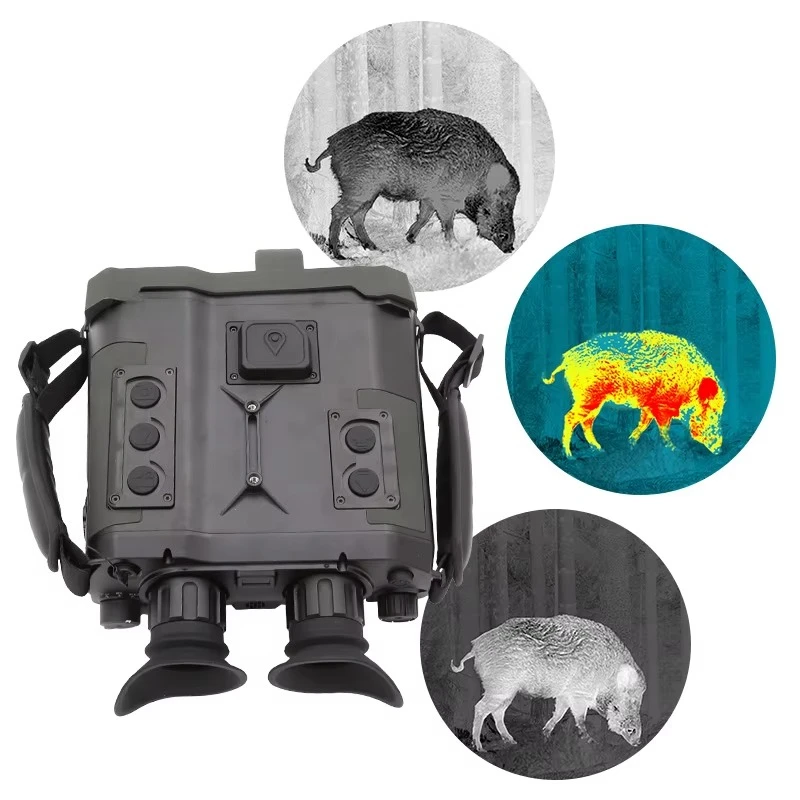 Factory Price Handheld Long Detection Range Infrared Enhanced Thermal Imaging Fusion Telescope Binoculars