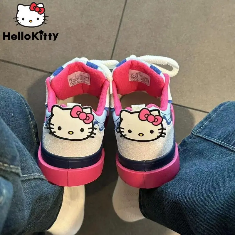 Sanrio Hello Kitty nowa uniwersalna buty deskorolkowe Y2k moda studencka obuwie sportowe w stylu Amercian trampki kobiet słodkie tenisówki