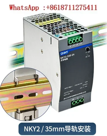 Chint LED Switching Power Supply AC 220V to DC 24V Rail mounted Power Transformer 12V Monitoring Power Supply