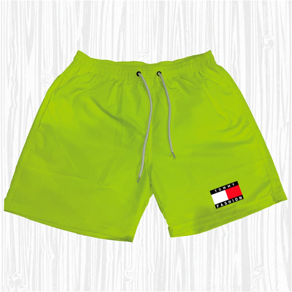 New Style Herren Bade bekleidung Shorts Beach wear coole Badehose Herren Badeanzug schnell trocknen Doppeldecker Bades horts Surf Sommer