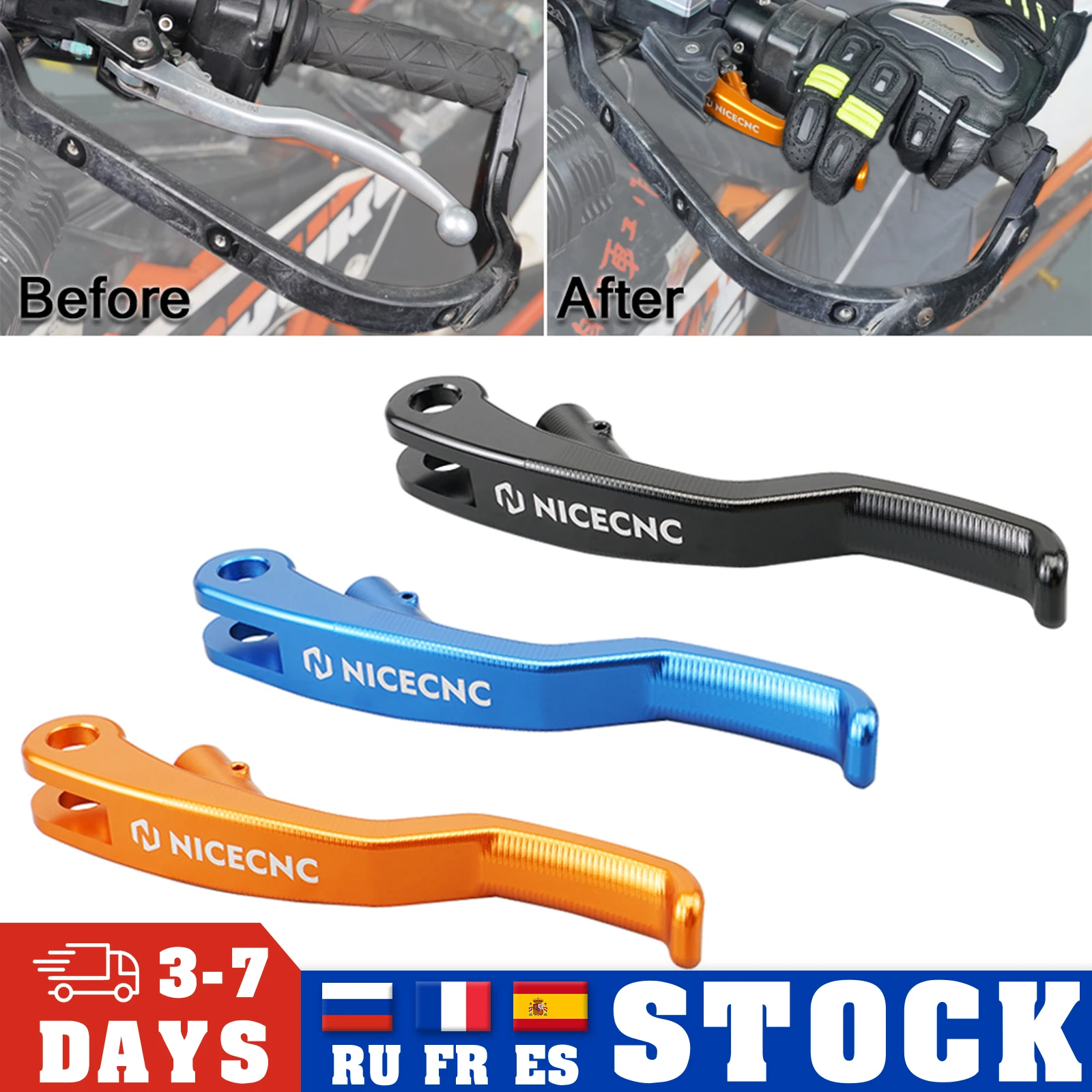 

For KTM 690 Enduro R 690 SMC R Aluminum Shorty Clutch Lever for Husqvarna 701 Supermoto 701 Enduro 2016-2023 2022 2021 2020 2019