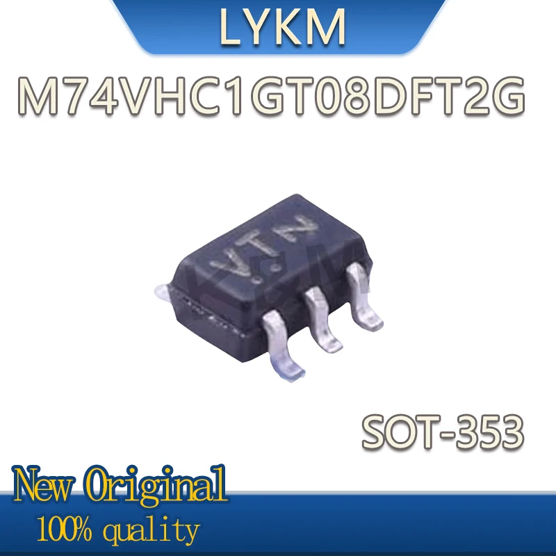 10/PCS New Original M74VHC1GT08DFT2G 74VHC1GT08 VT.. SOT-353 Logic gate chip In Stock