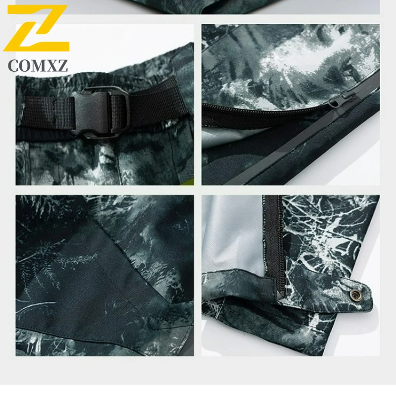 Branded Mens Cargo Pants 2025 Autumn Trendy Cycling Camping Utility Trail Trousers Mountain Lightweight Workwear Loose Trousers