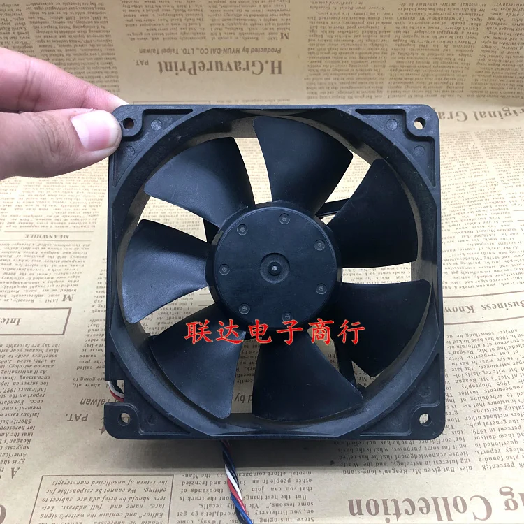 NMB 4715KL-04W-B50 SB2 DC 12V 1.30A 120x120x38mm ventilador de refrigeración de servidor de 2 cables