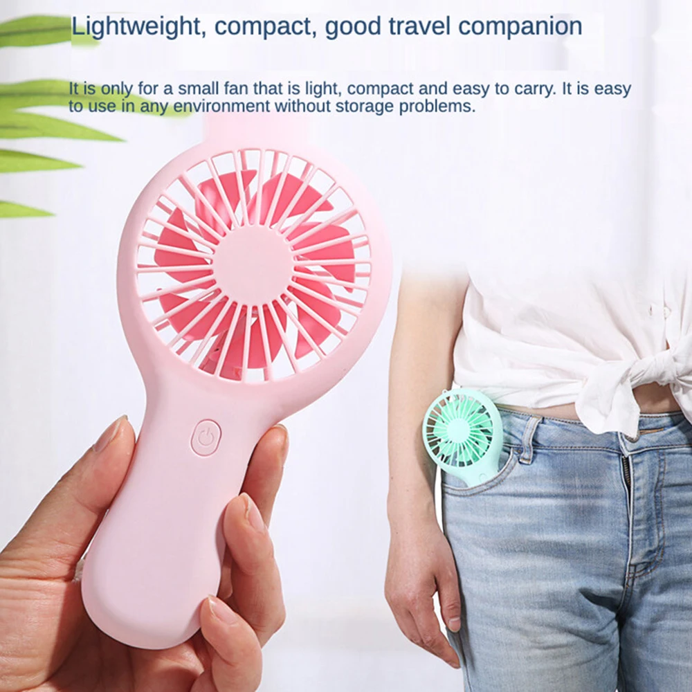 Portable Handheld Fan Usb Charging Fan Ultra-quiet Mini-student Office Mini-fan Cold Air Wind Outdoor Travel Cooling Fan