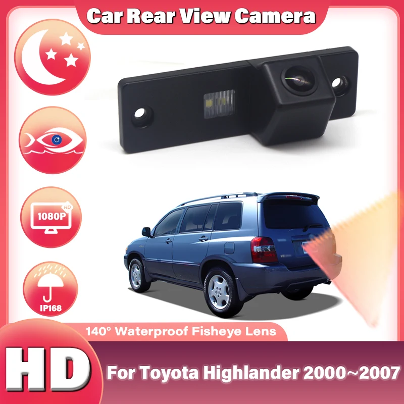 HD Car Reversing Parking Camera For Toyota Highlander 2000 2001 2002 2003 2004 2005 2006 2007 CCD Night Vision Rear View Camera