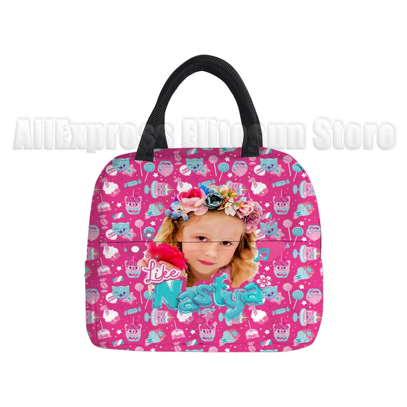 Nasya-fiambrera con aislamiento térmico para niños, bolso de mano portátil, enfriador, paquete de hielo, comida, Picnic