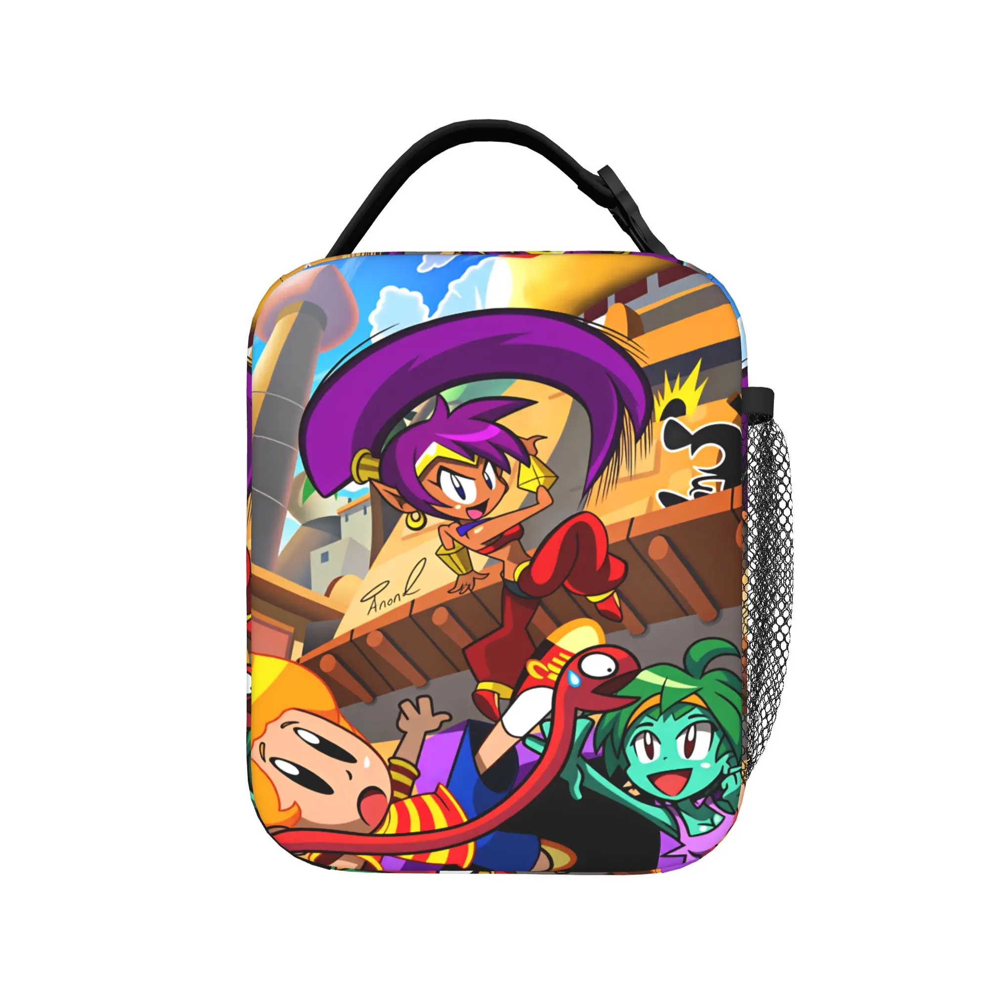 Shantae Half Genie Lunch Bag For Women  Graphic Lunch Box Casual Picnic Cooler Bag Portable Zipper Waterproof Thermal Lunch Bags