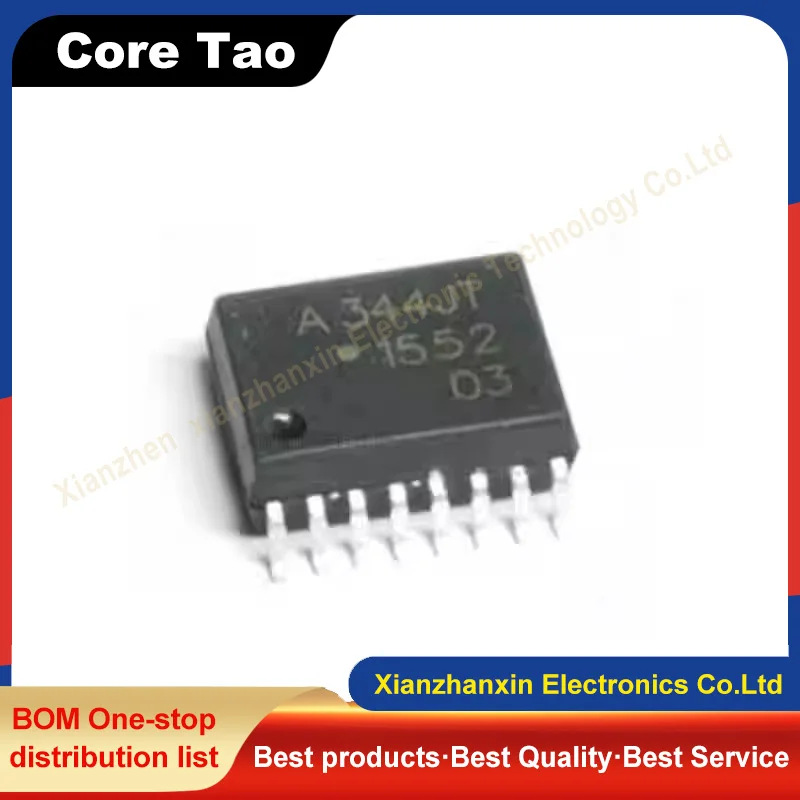 1~5PCS/LOT  ACPL-344JT-500E ACPL-344JT A344JT SOP16 The gate driver optocoupler chip