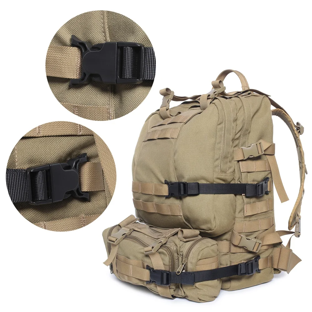 

2Pcs Outdoor Backpack MOLLE Tactical Fixed Strap UTX Buckle Adjustable Expansion Accessory Strap DIY