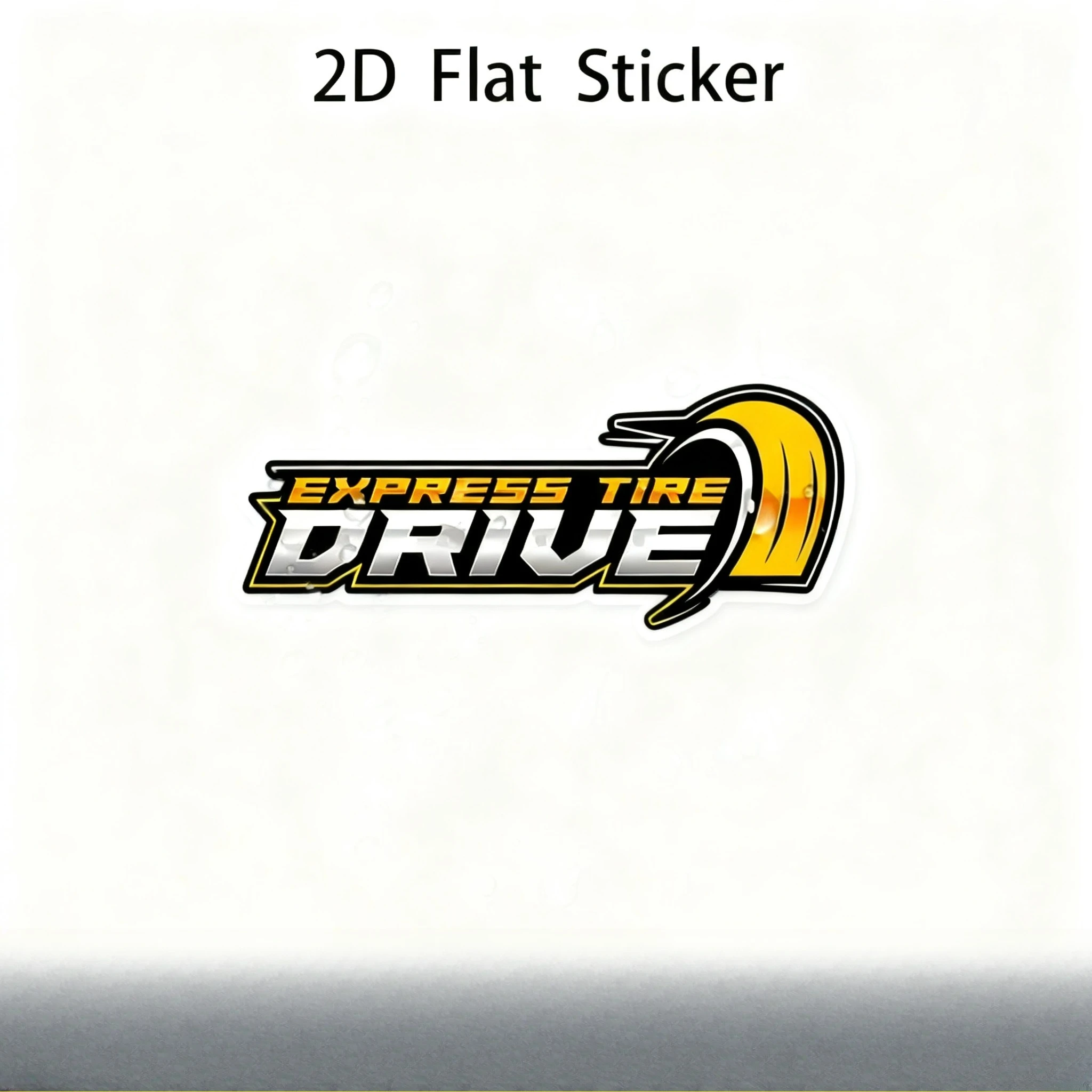 Autocollant de voiture en vinyle pour conduite de pneu Express, 1 pièce, autocollant de décoration pour ordinateur portable, ordinateur portable, passionné de voiture